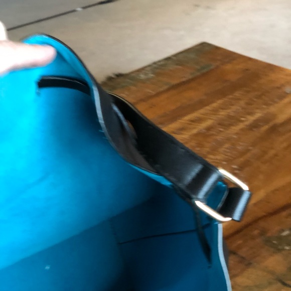 Black Faux Leather Crossbody Bag - Picture 6 of 8